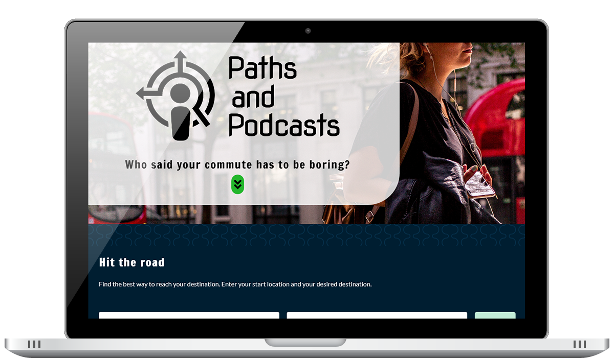 Paths and podcasts React application
